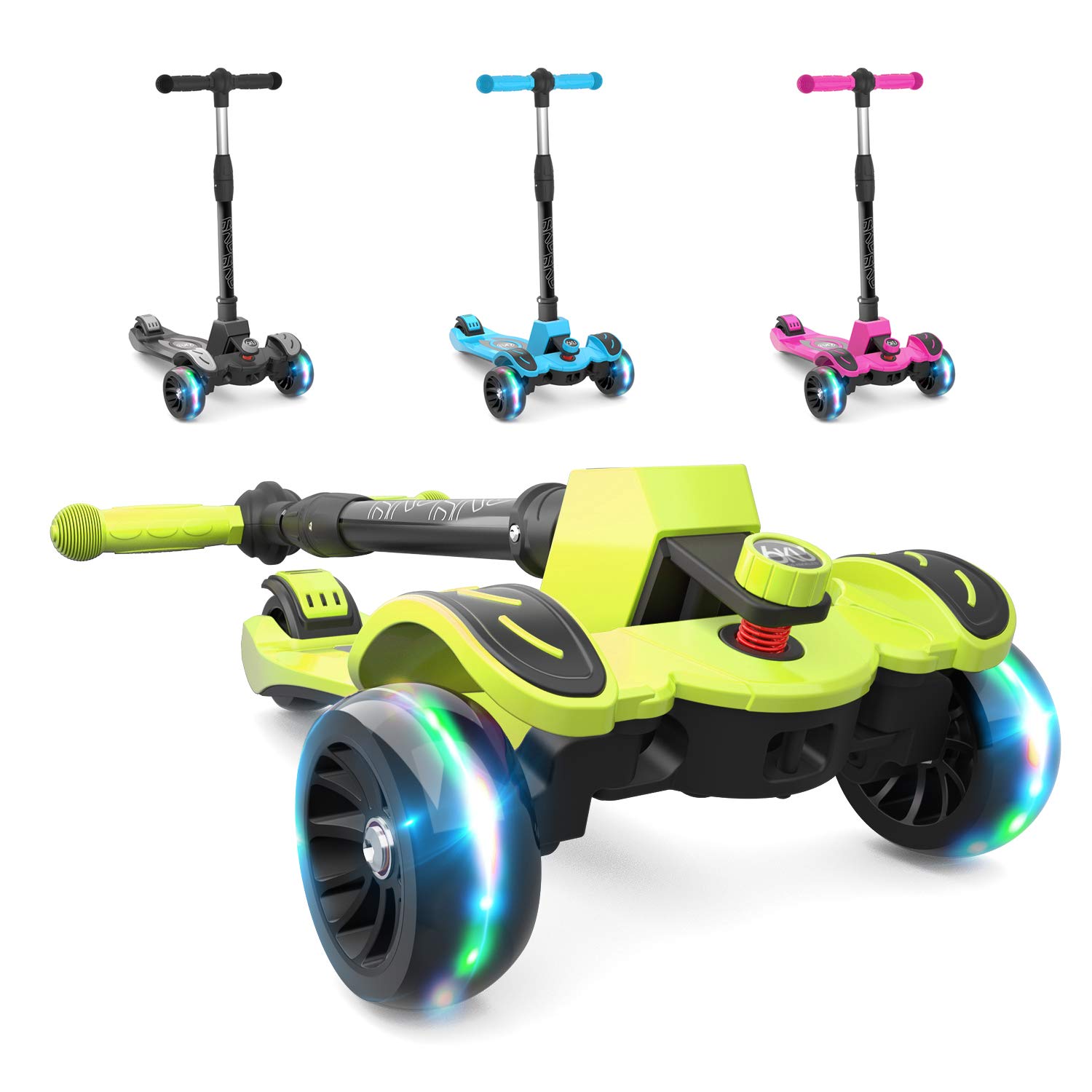 Amazon.com : 6KU Kids Scooter with Adjustable Height