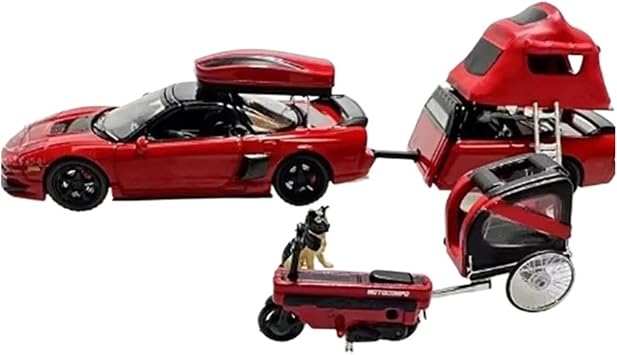 Miniature Display 164 Scale for NSX NA64 NSXTRA Car Die Cast Collectible Model Kit Hobbyist Static Ornaments Simulation Collection