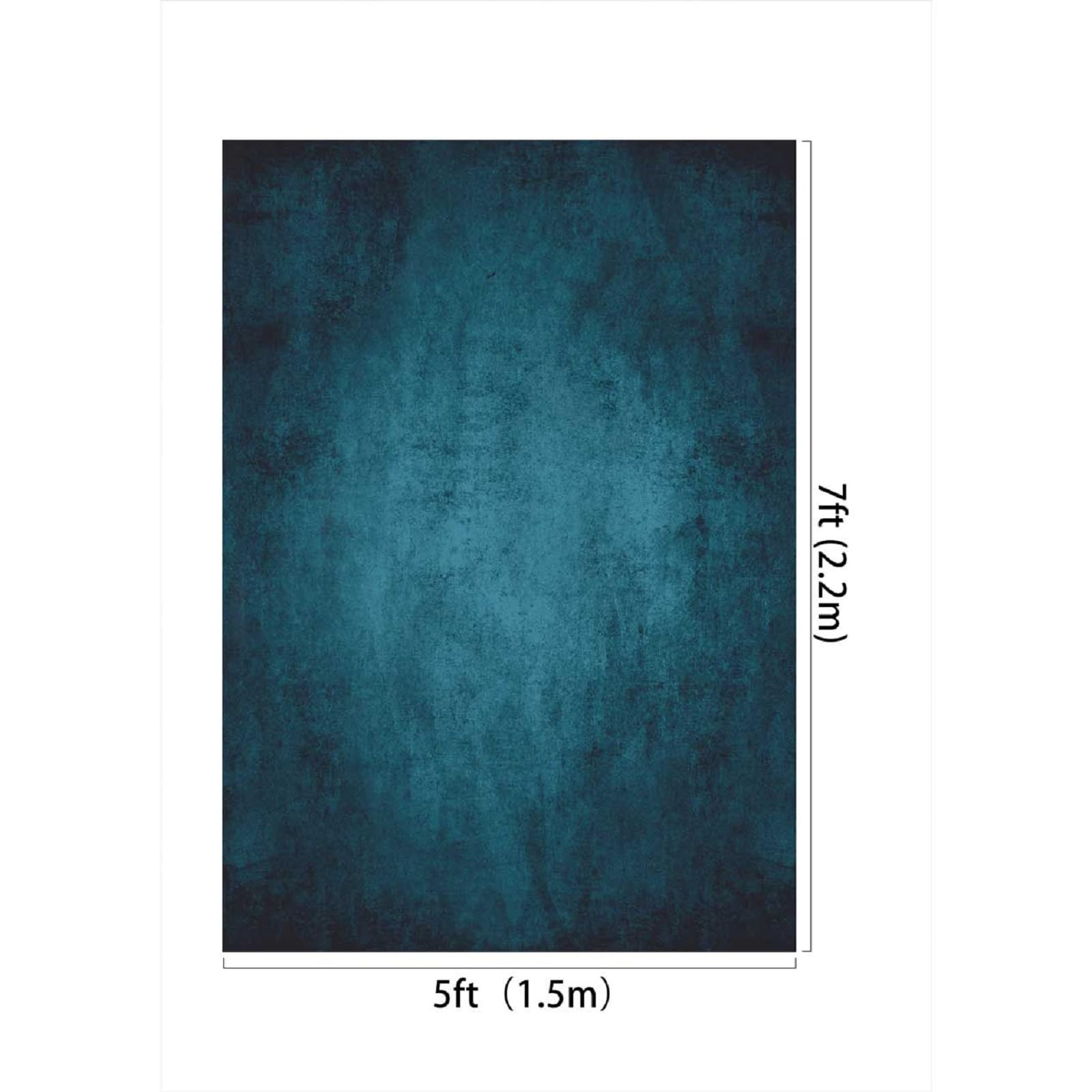 Kate Turkusowy niebieski grunge tekstura tło fotograficzne 5x7ft / 1,5 x 2,2 m