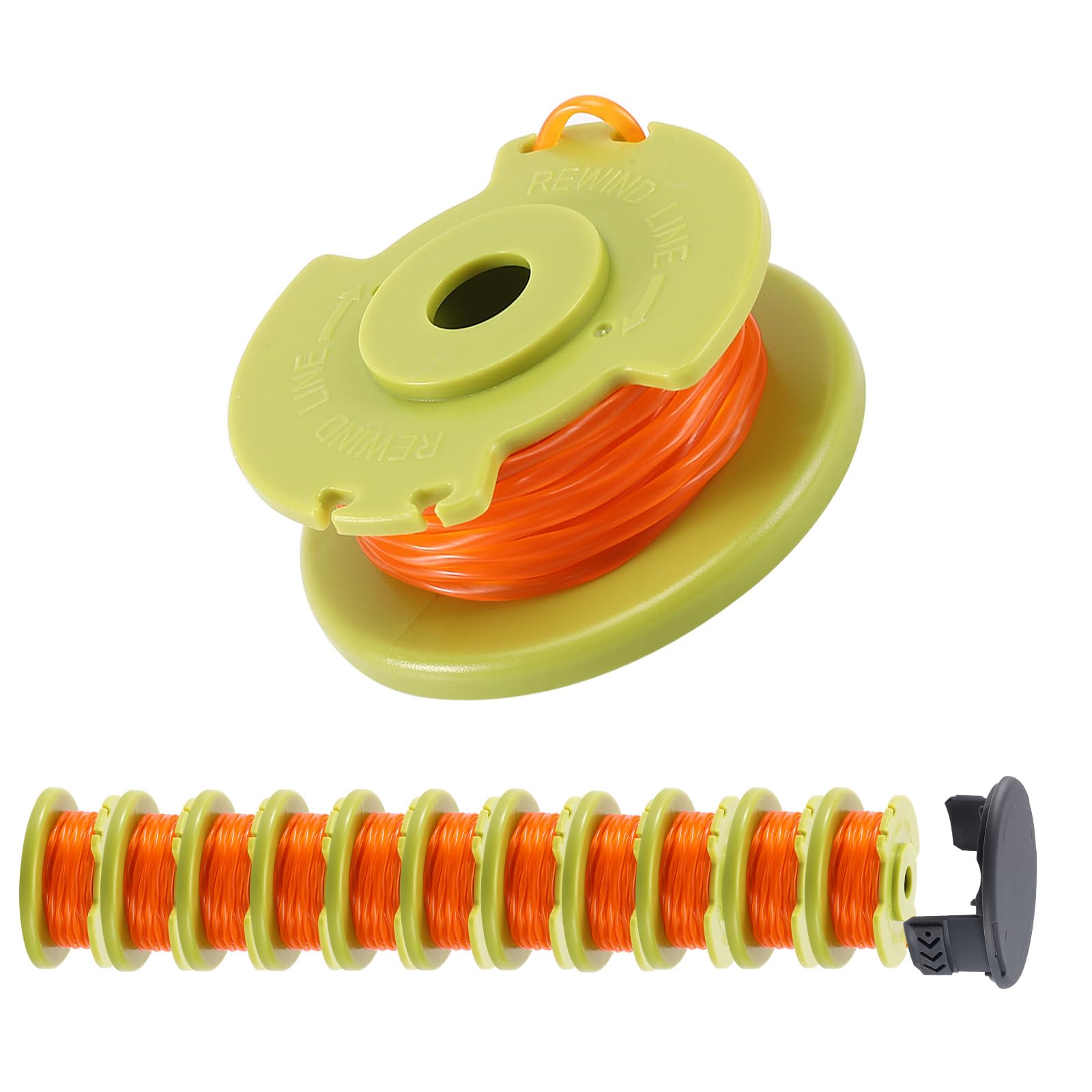Bobine de fil torsadé AC80RL3 compatible débroussailleuse sans fil ANLEOLIFE 24V 40V