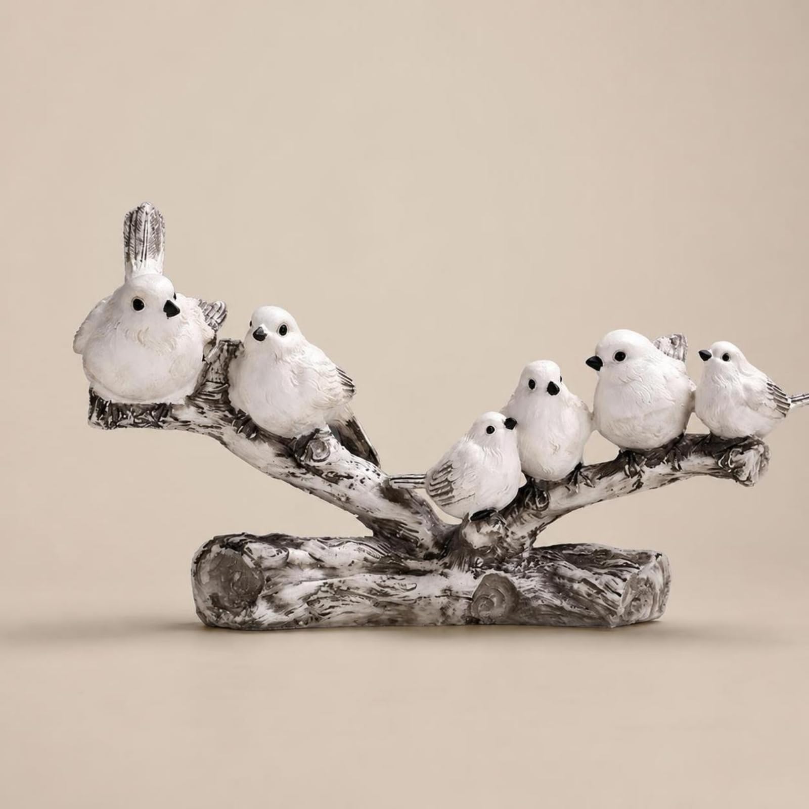 Figura Pájaros Llamativa | Elegante, Acogedora, Figura corativa con Base, para Estantería
