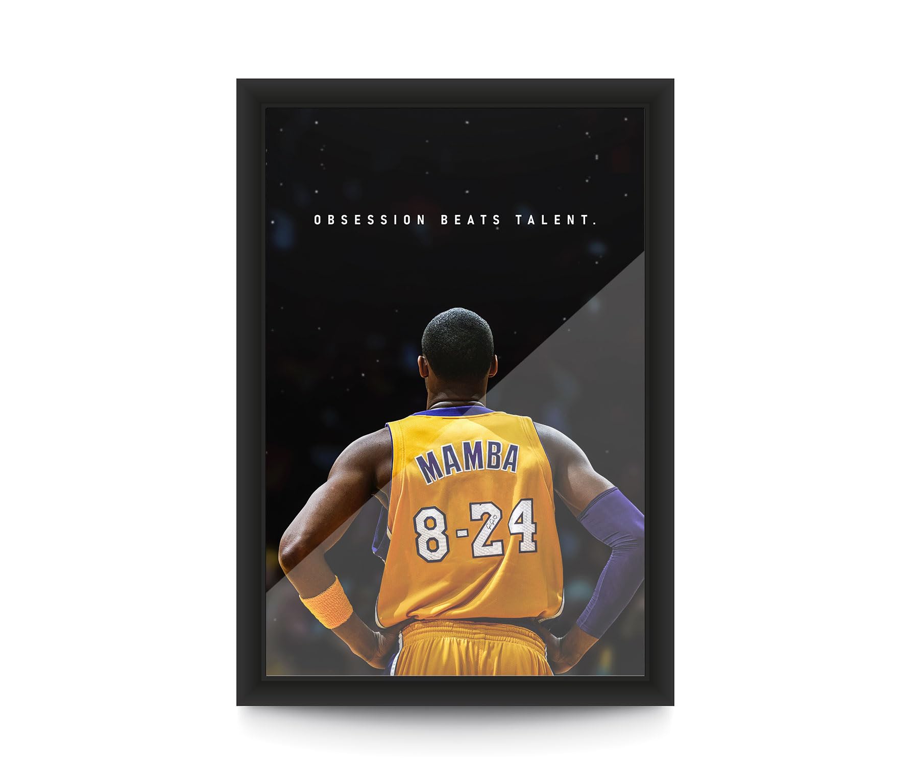 FRAMEO STORE Kobe Bryant Obsession Beats Talent Quote Glass frame, Kobe Bryant Quote wall art framed poster (A4 size - 8 X 12 Inches) (B0DC4LD6TH) Amazon Price History, Amazon Price Tracker
