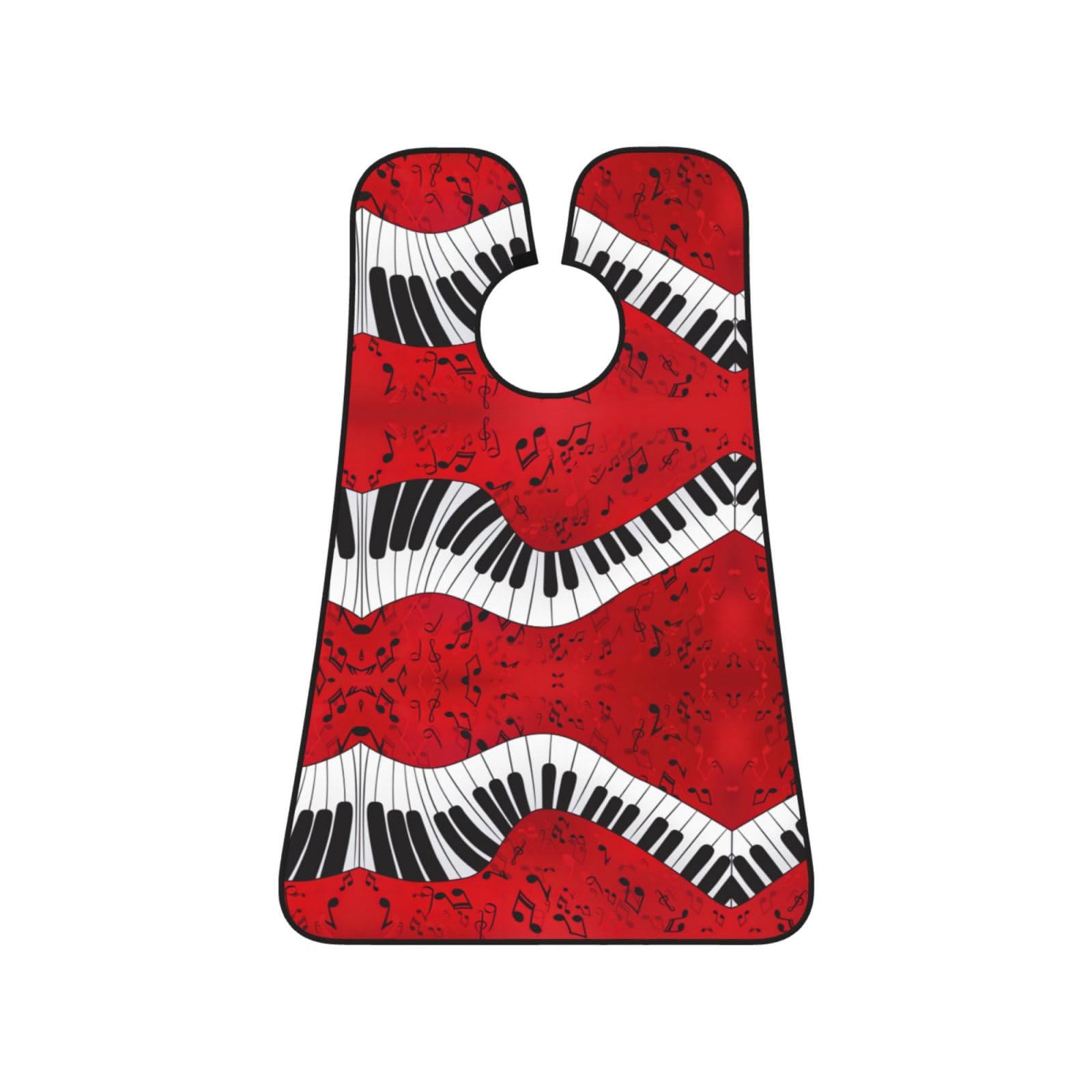 YQxwJL Music Note Piano Print Beard Bib Apron, Shaving Apron For Dad, Men'S Hair Catcher For Shaving Best Gifts For Dad