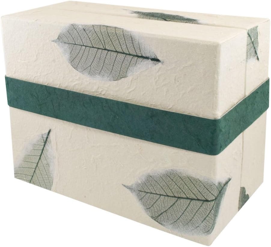Perfect Memorials Loving Leaves Handmade Biodegradable Box Cremation Urn