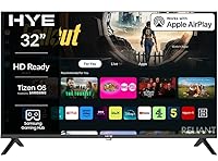 HYE TV - Smart TV, 32 Screen Size, HD Ready Resolution, Apple AirPlay, Samsung Tizen OS & Gaming Hub, Versatile Connectivity, Black, Perfect For Streaming, Gaming & Entertainment - 32HDS1008