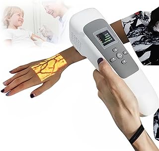 MEGLOB Handheld Vein Locator Detector,Professional Medical Vein Finder Viewer, Vessel Imaging Instrument, with 13 Colors Available and Brightness adjustable, for Doctor Nurse