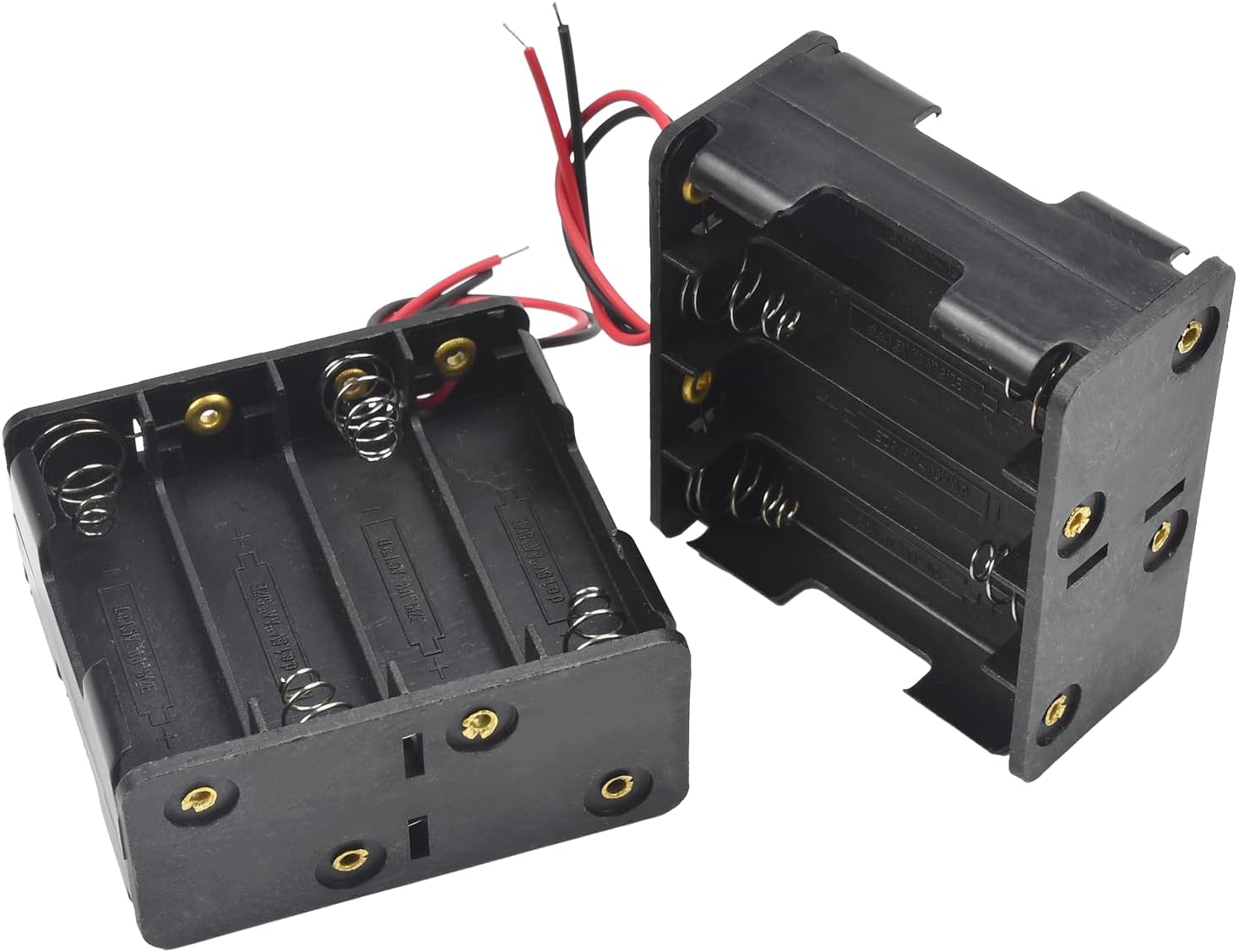 3Pcs 4/6/8 X 1.5V AA Battery Holder With Standard Snap - View #6