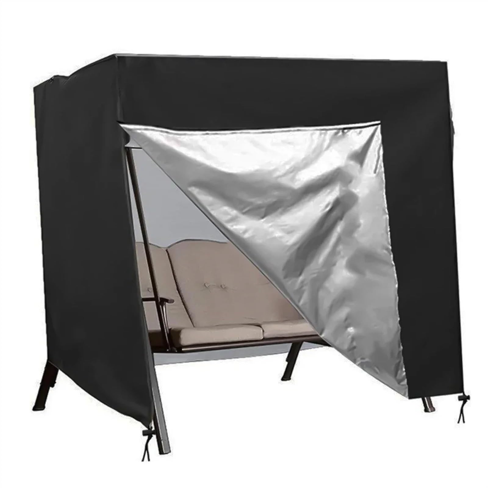Housse de protection imperméable pour balancelle de jardin 2 places, hamac de terrasse, cour, chaise suspendue, housse de protection durable pour tous les temps