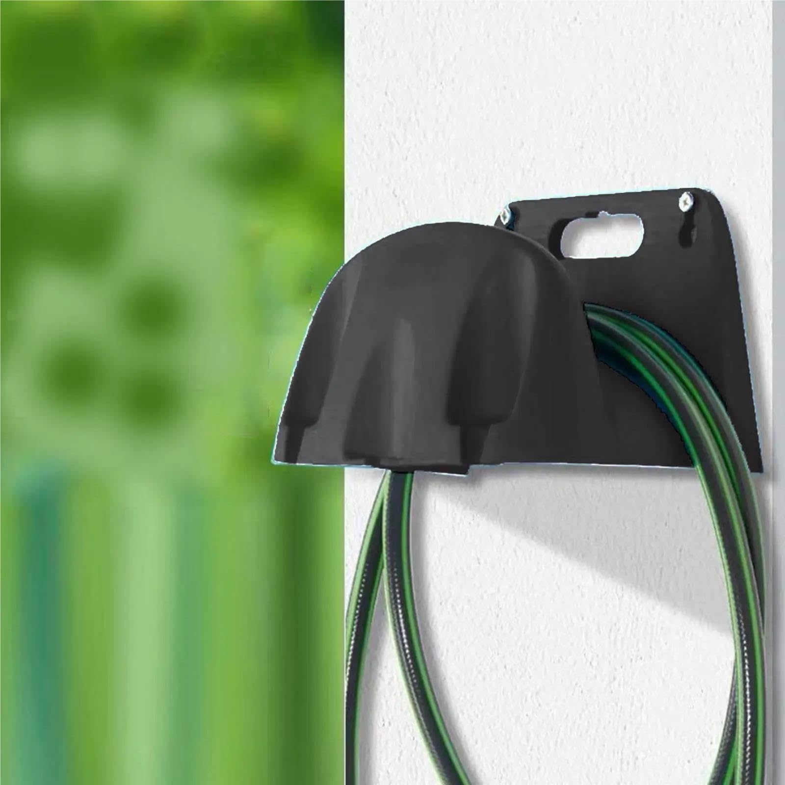 Gancio For Tubo Da Giardino In Plastica Montato A Parete