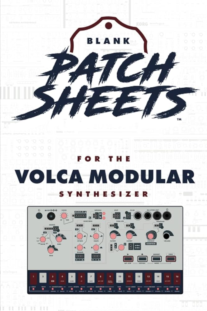 Amazon | Korg Volca Modular Blank Patch Sheet Notebook: Become a  