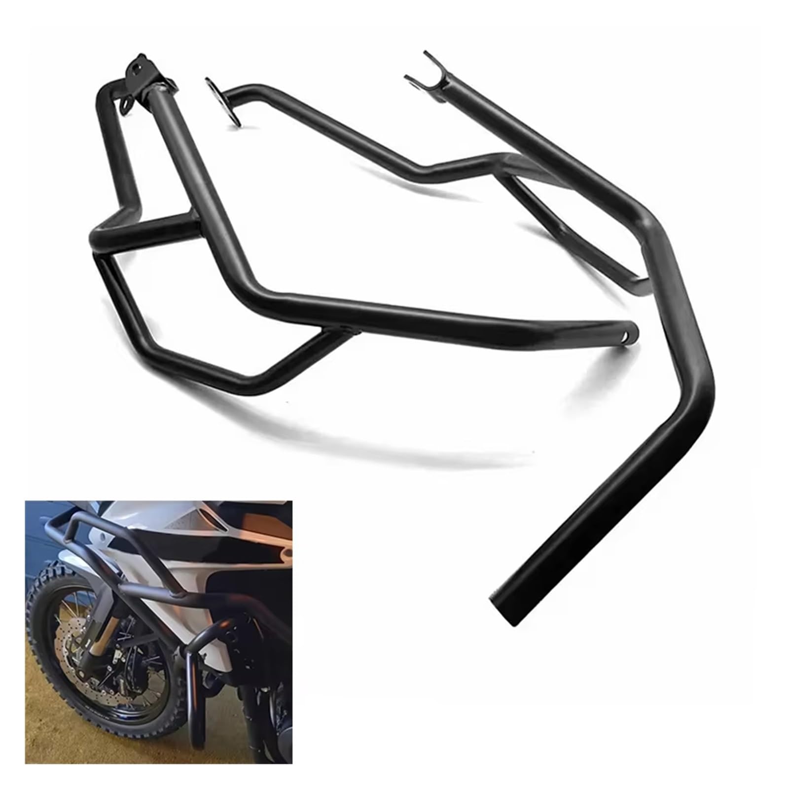 Paramotore Tubolare Adatto Per Benelli Per TRK502 Per TRK502X Per BJ500GS-A 2017-2020 Paraurti Protezione Motore Moto Barra Antiurto Autostrada Protezione Telaio Motorcycle motore Paraurti