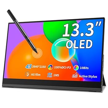 Amazon.co.jp: Magedok OLED ポータブルモニター 4Kタッチ