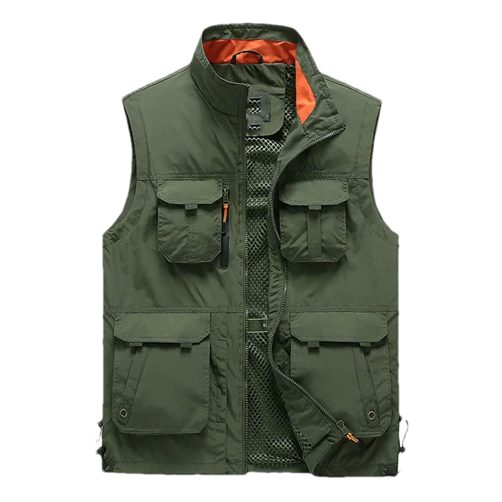 Chalecos de malla para hombre para evitar el calor y cargar objetos con comodidad EN8 S 6