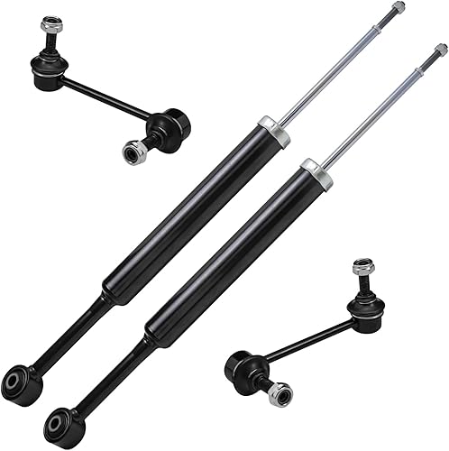 Miniatura 235 de Detroit Axle - Amortiguadores traseros para Chevrolet Equinox GMC Terrain Pontiac Torrent Saturn Vue Suzuki XL-7, 2 Amortiguadores traseros