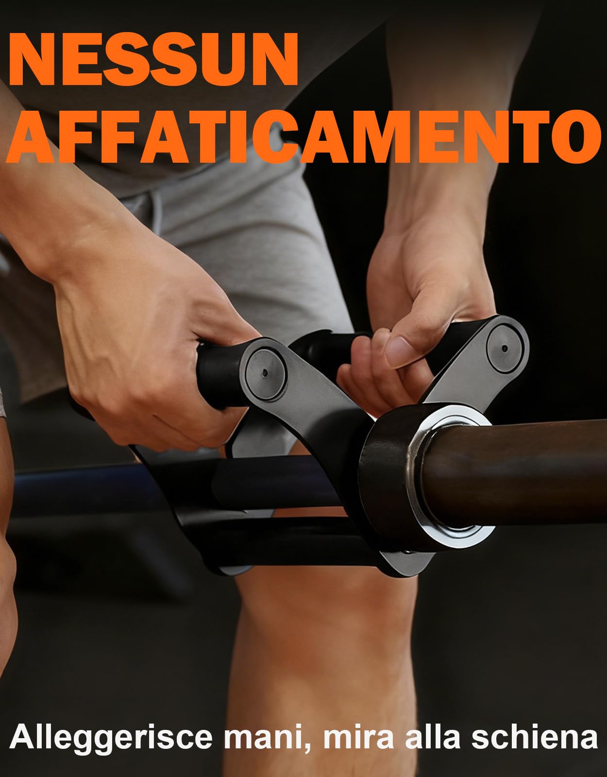 Fitarc Maniglia portatile per mine antiuomo, maniglia di fila T per bilanciere, attacchi per rack