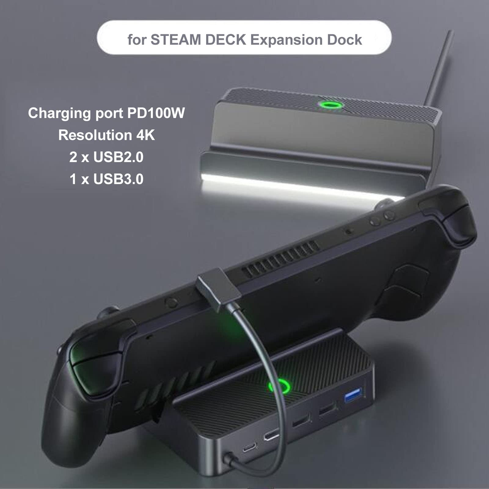 Amazon.co.jp: Steam デッキと互換性のあるドッキングステーション