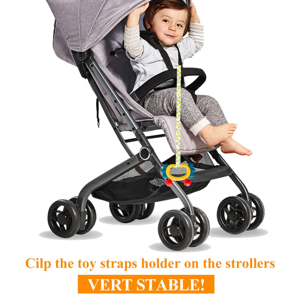Cordino Per Passeggino, 6 Pezzi Guinzaglio Per Cinturino Giocattolo Per Bambini Cordino Baby Toy Strap Cinturino Per Passeggino Regolabile Regolabili Per Passeggini, Seggioloni