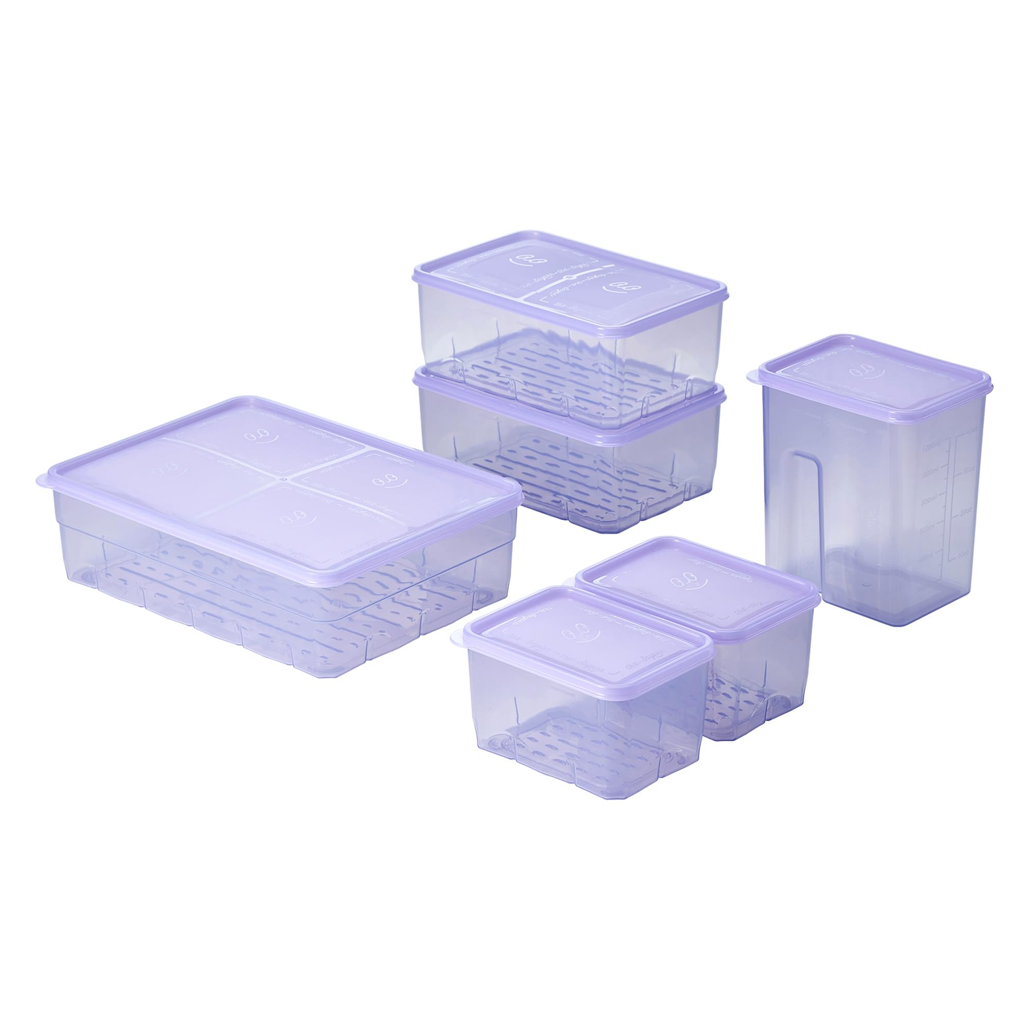 freezer storage containers, 12pcs assorted containers with lids value pack?flexible even when frozen?freezer safe?anti-freezer burn?bpa-free?stackable?made in korea