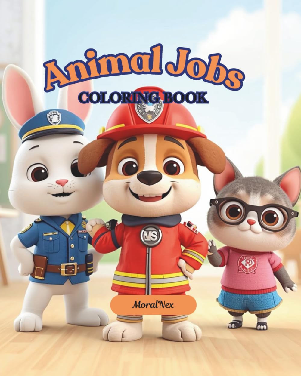 Animal Jobs Coloring Book for Kids: Cute Animals Doing Amazing Jobs | Fun Occupation Coloring Pages for Kids