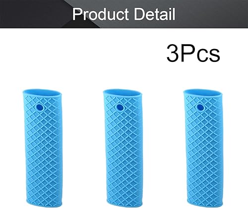 Miniatura 4 de MroMax Soporte de silicona para mango caliente de 6.1 pulgadas, antideslizante, resistente al calor, para olla de hierro fundido, woks, sartenes,