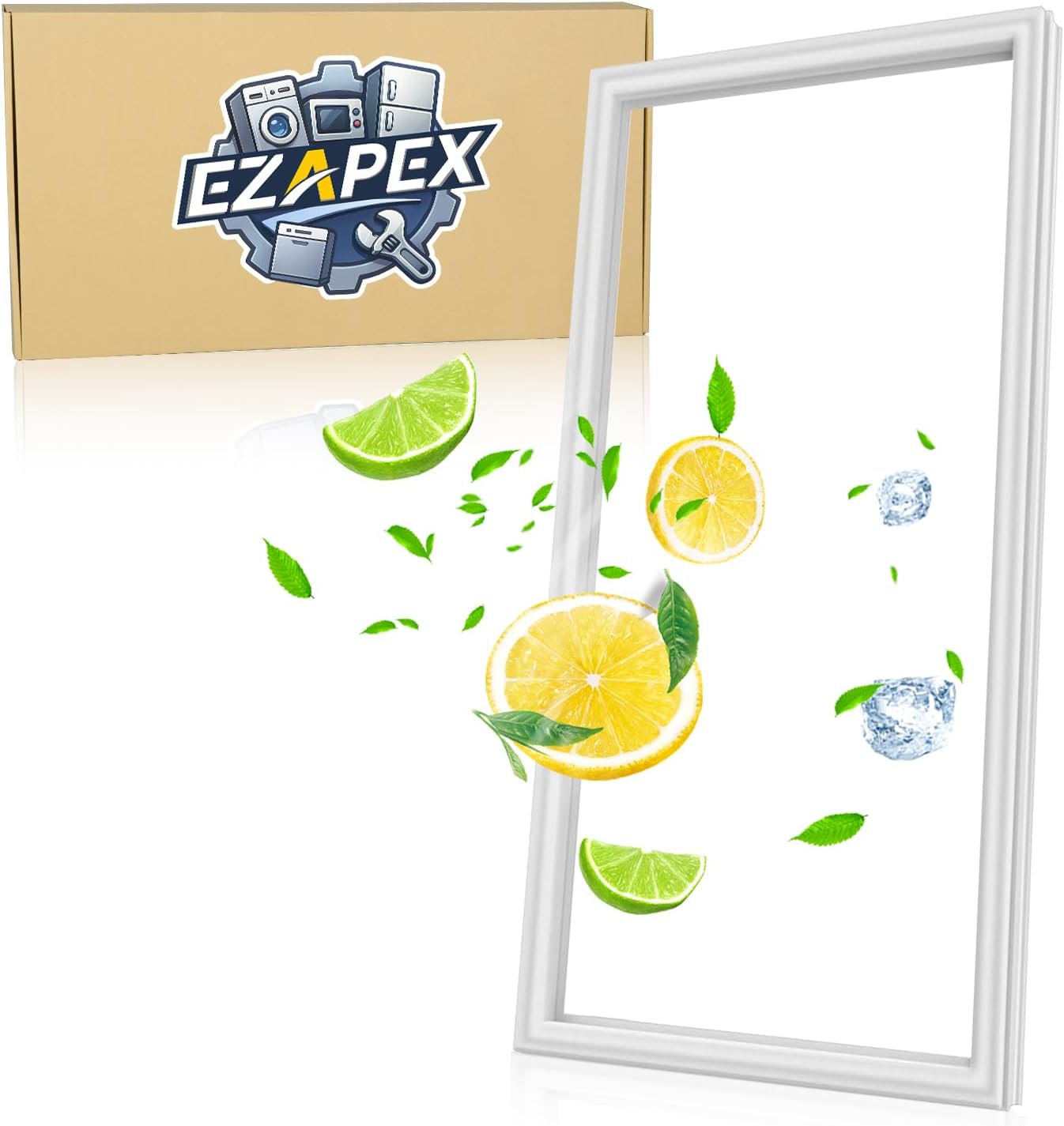 5304507200 Upgraded Refrigerator Door Gasket Compatible with Frigidaire Kenmore Electrolux Replaces 216522309 5304408631 216522310 7216522309 216522359 5304507214