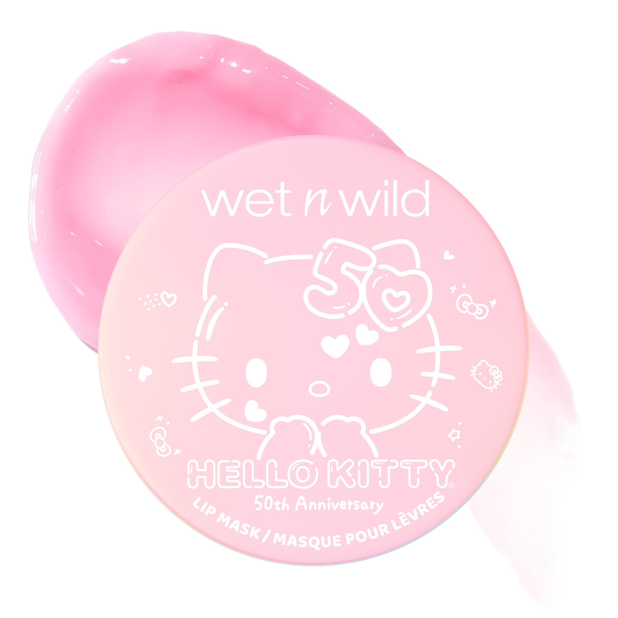 Hello Kitty Lip Mask Spatula Duo- Nourishing Vitamin E, Murumuru Seed Butter & Shea Butter, Warm Apple Pie Lightly Scented, Cruelty-Free & Vegan