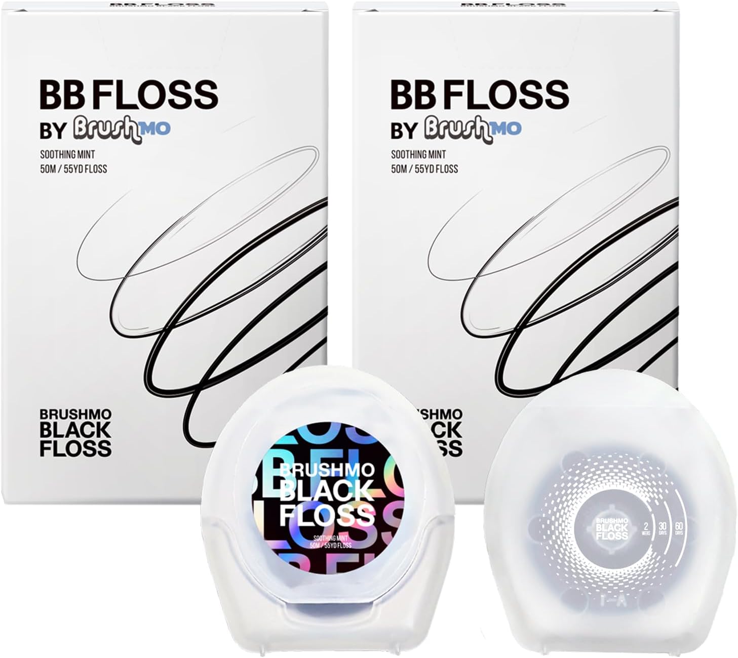 Brushmo Black Floss (BB Floss) Expanding Dental Floss