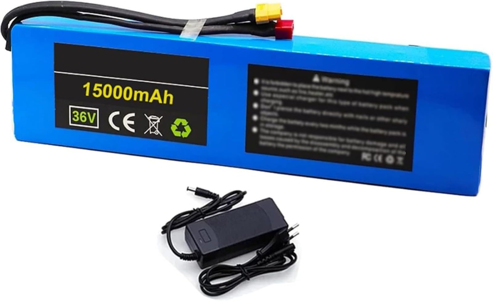 36V 15Ah Elektrofahrrad Batterie 36V 10S3P E-Bike Akku Wiederaufladbarer Akku Mit Ladegerät Und BMS Für 50W 150W 250W 350W 500W Fahrradmotor