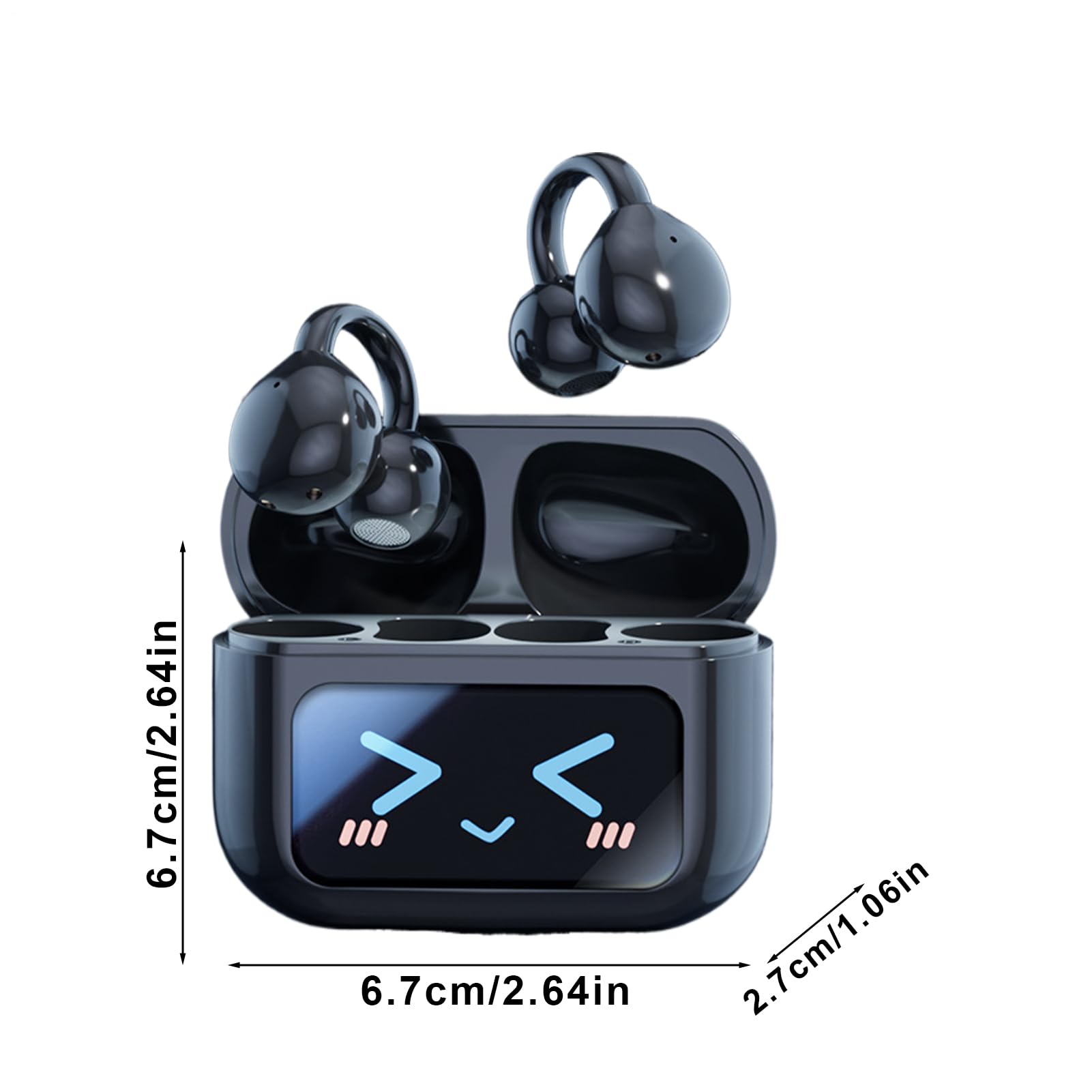Auricolari intelligenti, auricolari touchscreen | Clip wireless intelligente su cuffia,AI TRADUZIONE AI CANCELLA DI TRADUZIONE Cancellette per le orecchie sportive impermeabili per la traduzione del l
