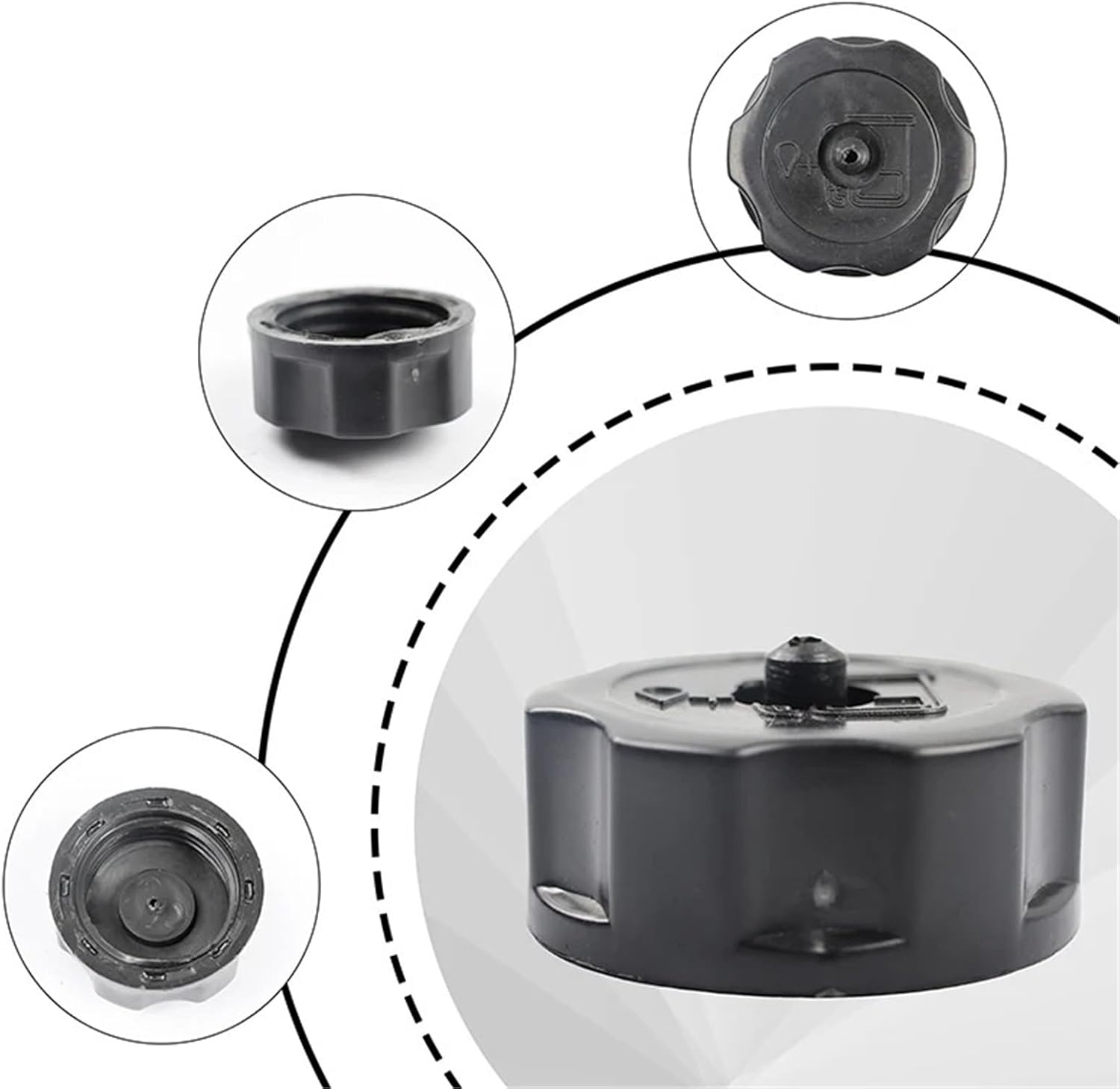 Fuel Tank Petrol Cap For Dirt Pit Bike ATV Quad Motorcycle Fuel Caps Oil Tank Petrol Gas Cap