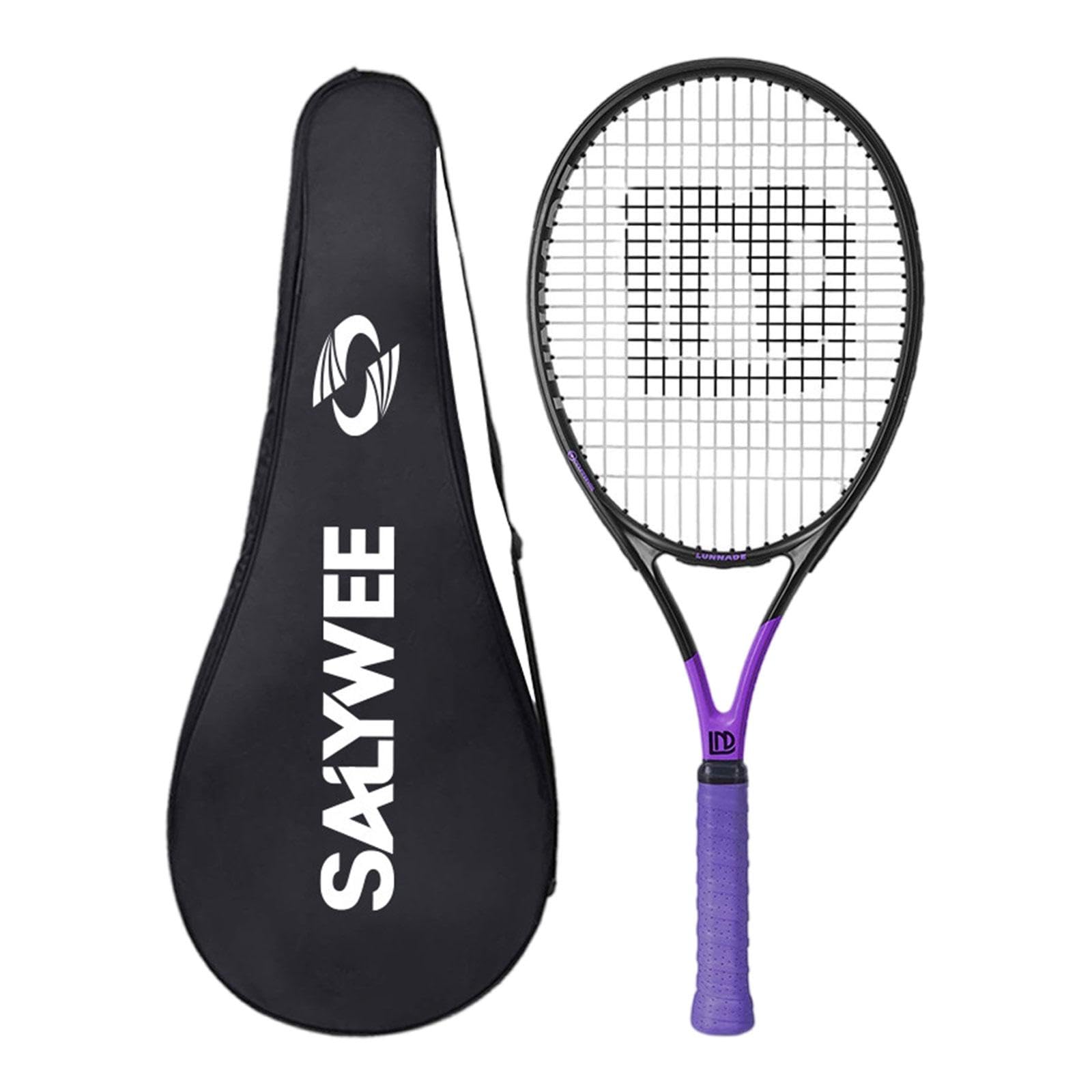 Racchetta per Allenamento Individuale di Tennis, Modello in Fibra di Carbonio per Uso Domestico.