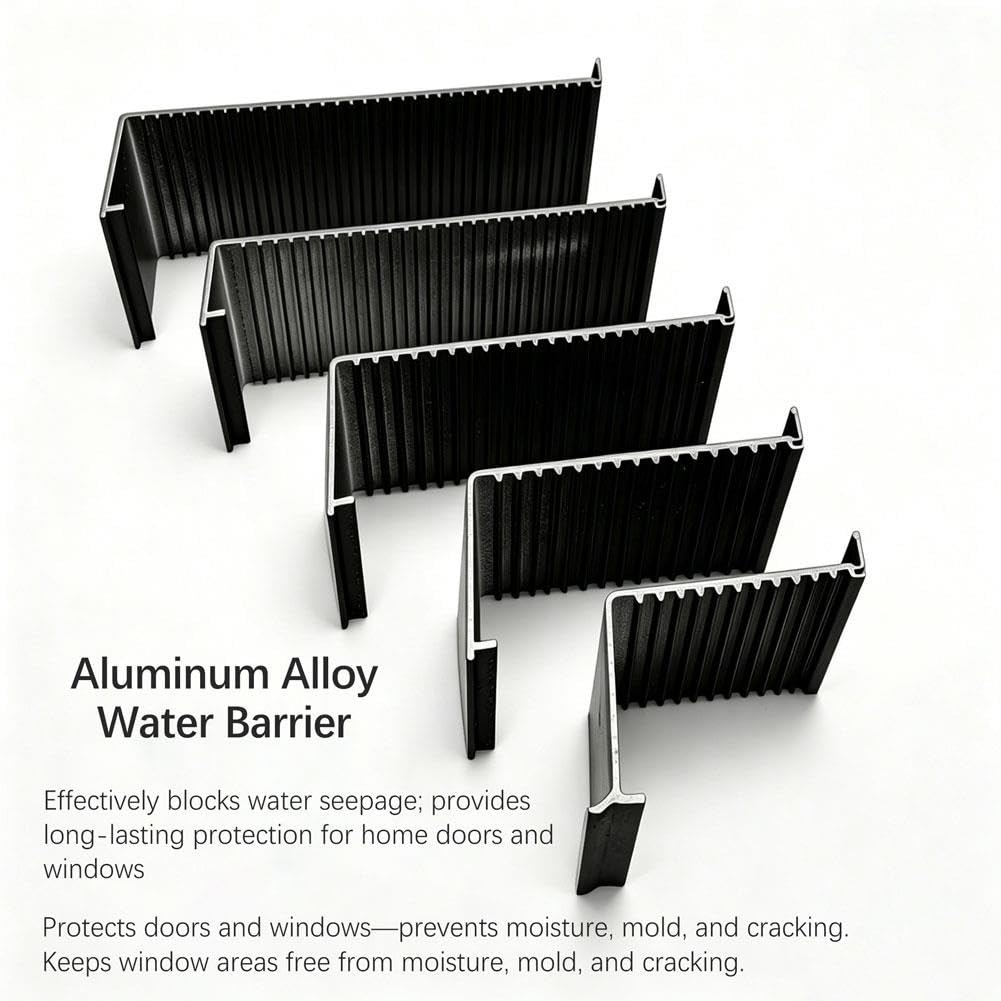 Cubierta de Alféizar Exterior de Aluminio con Drenaje