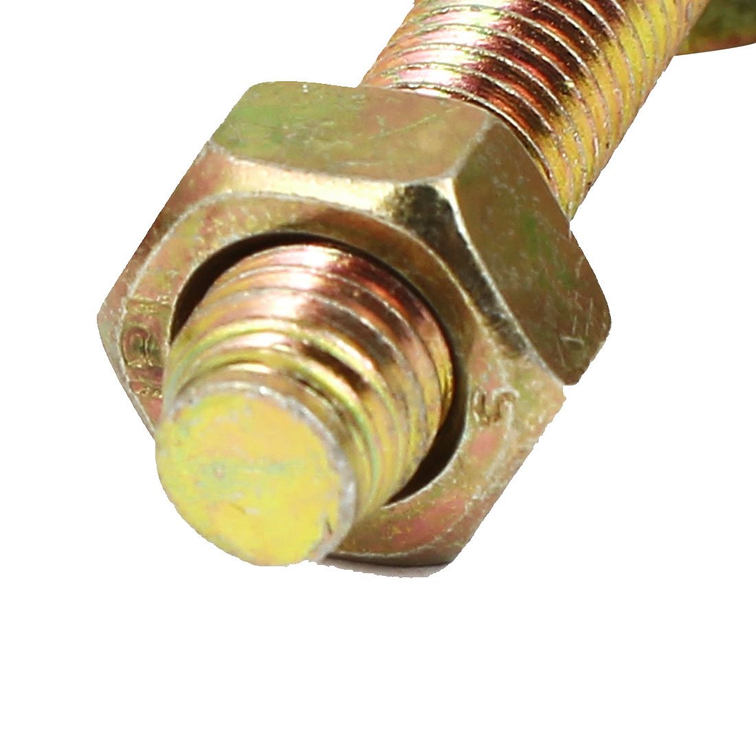 Aexit Yellow Zinc Anchors Plated Expansion Bolt Anchors Gecko Car Repair Bolts Expansion Anchors M8x80mm 6pcs