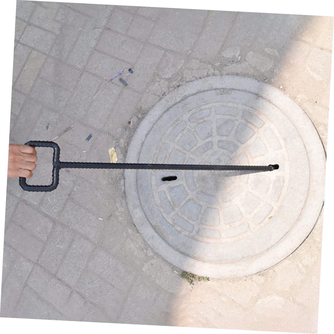 OFFSCH Roll up Door Hook Steel Manhole Cover Lifter Easy to Use Lifting Tool for Storm Drain