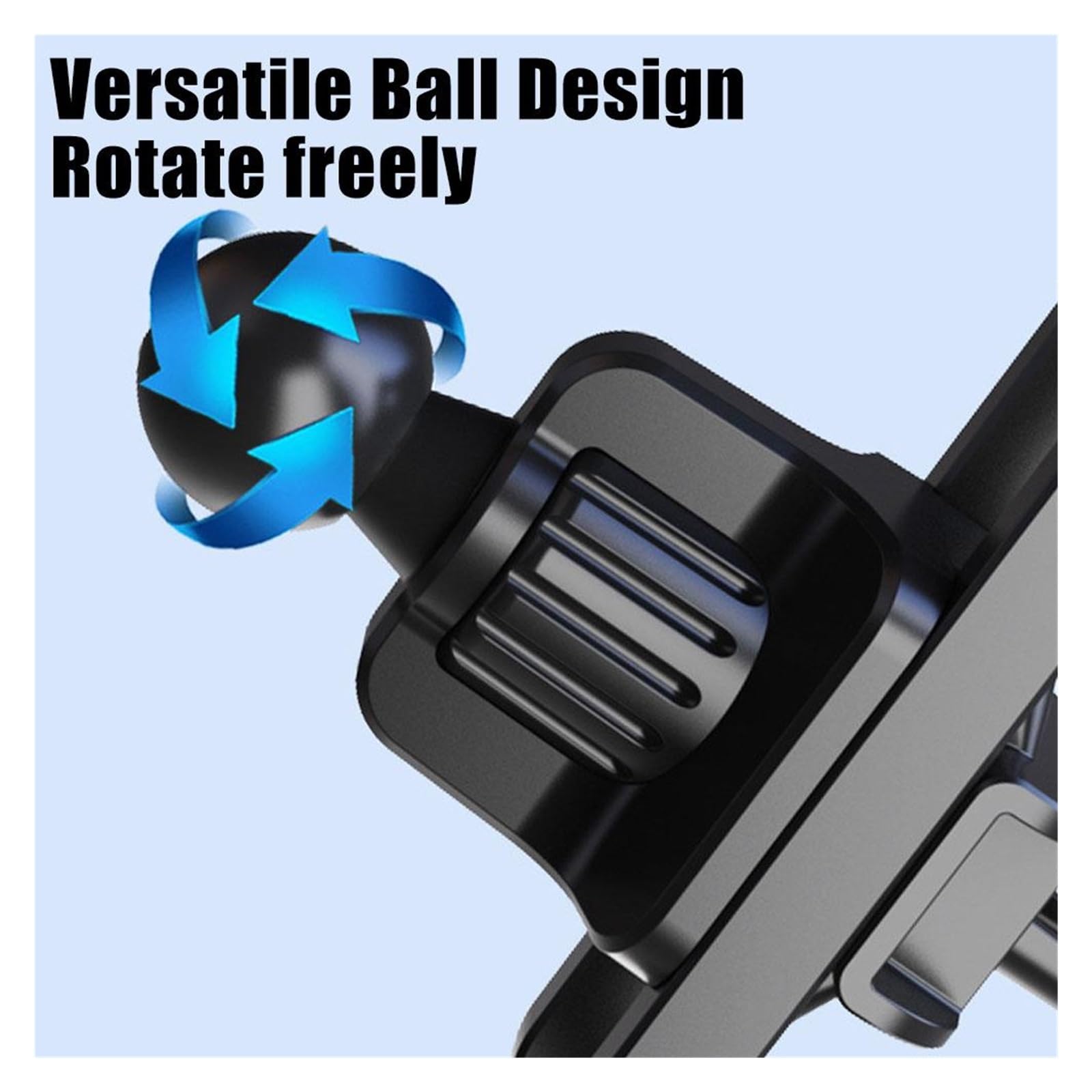 Supporto universale per bocchette dell'aria per auto, con clip, supporto per cellulare, base a sfera da 17 mm, per gancio di uscita dell'aria per auto, accessori, staffe GPS