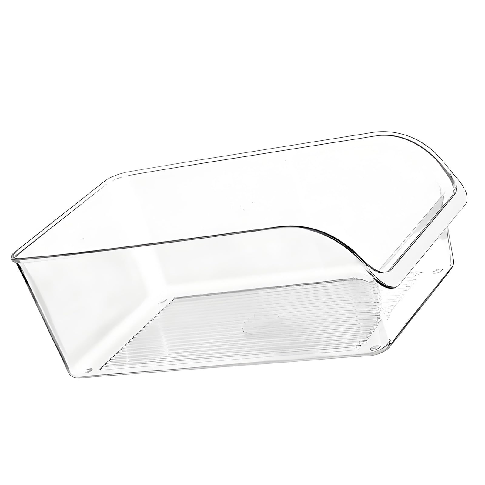 HENYGEN Space Saving Refrigerator Drawer Tray Storage Containers for Efficient of Groceries and Household Essential PET Kitchen Box