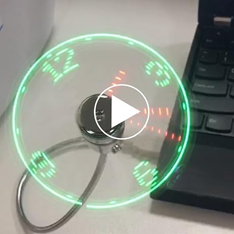 USB Clock: Your Desktop Timekeeper with Cooling Breeze