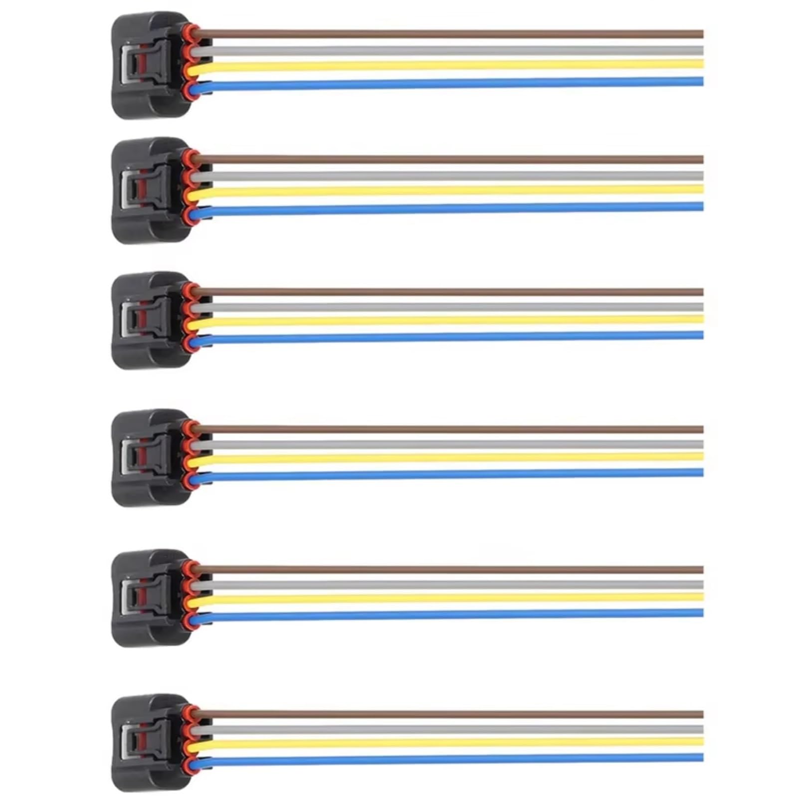 Conector enchufe arnés de 4 vías para bobina de encendido Pontiac Vibe 2003-2010 7