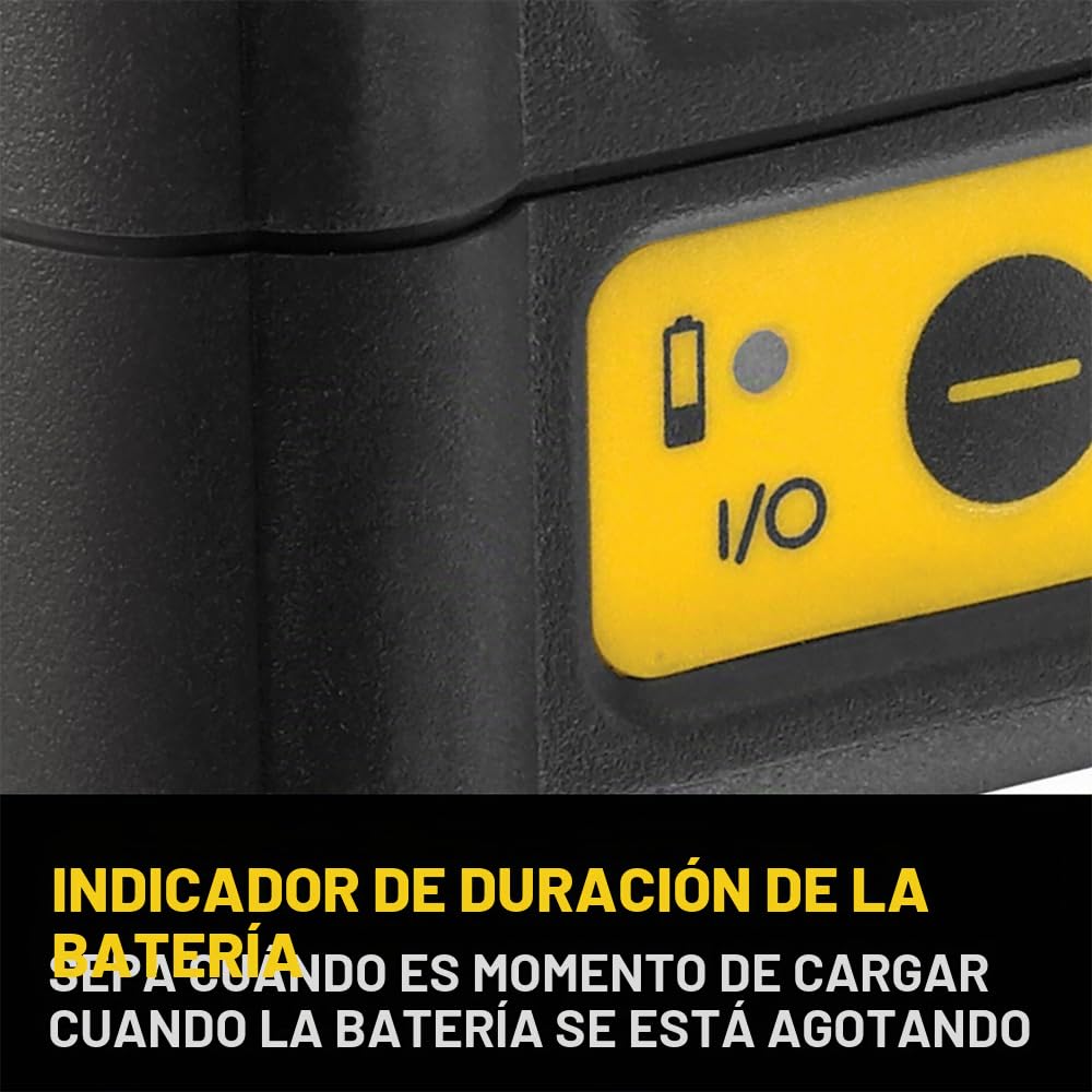 DeWalt DW088CG-XJ - Láser Autonivelante de 2 Líneas en Cruz (Horizontal y Vertical), Color Verde