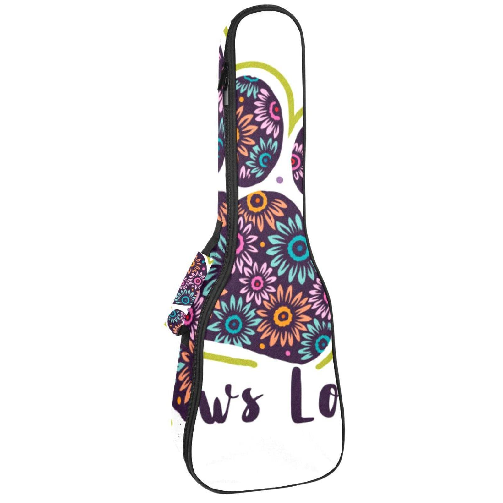 Sac robuste ukulélé concert imperméable avec rangements