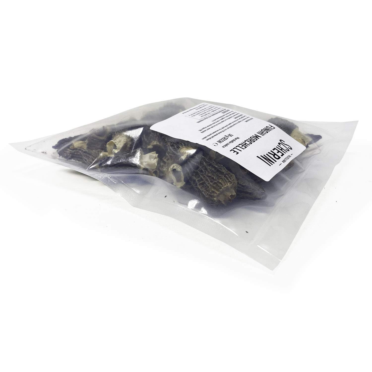 Scherini Valtellina - Pregiati funghi Morchelle secche per buongustai 50g (Spugnole)