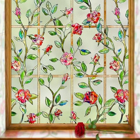 Stained Glass Window Film Cover