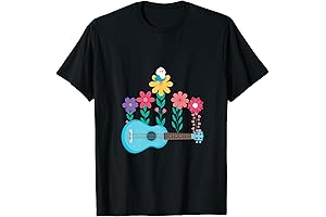 Flower Ukulele T-Shirt: Bringing the Harmony of Hawaii to Your Wardrobe