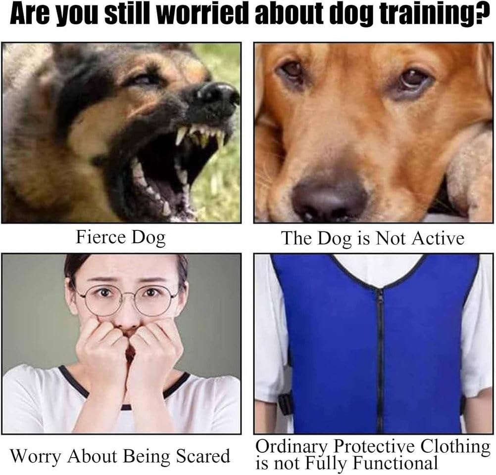 CHROX Mono Antimordeduras, Traje De Adiestramiento Canino - Ropa Protectora para Adiestramiento Canino, Ropa De Seguridad Reforzada para Adiestramiento Canino