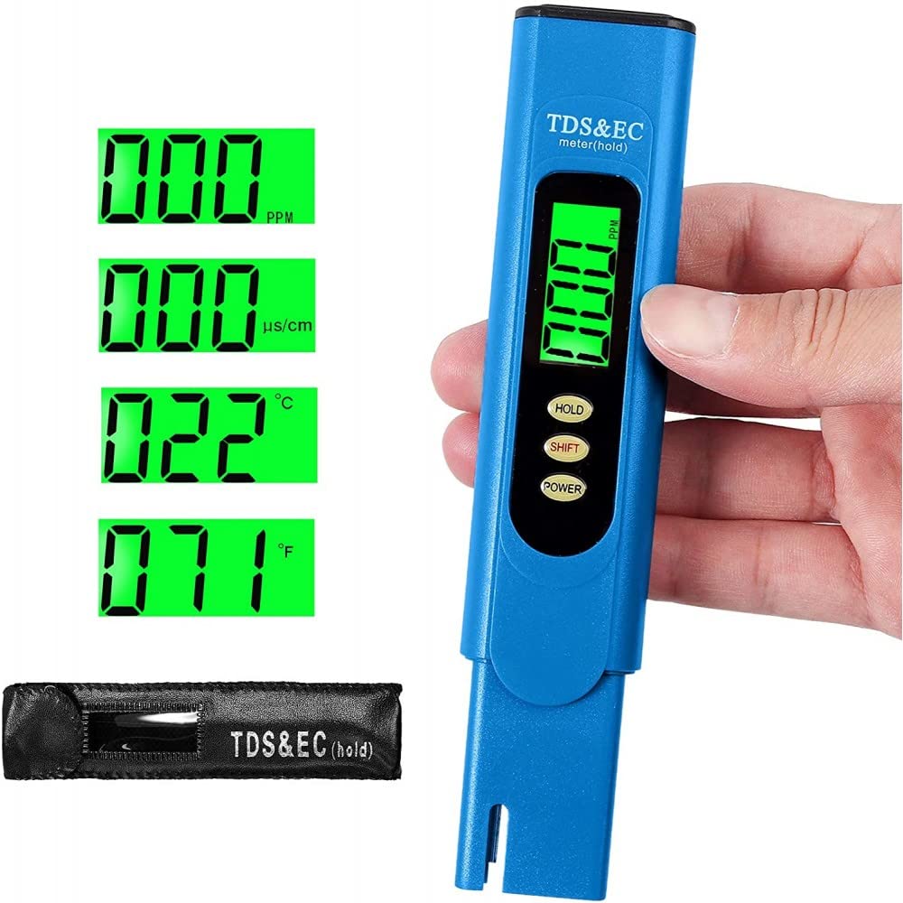 Techtonics Blue TDS and EC Digital LCD Meter Conductivity Tester (B09NJLNS7H) Amazon Price History, Amazon Price Tracker