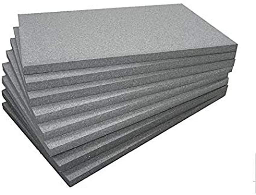 10PZ Pannello in Polistirolo per isolamento Termico, Acustico, Cappotto cm 100 x 50 x 4 di spessore. eps100 Grafite MQ 0.5 Densità 20 Kg/Mc NextradeItalia Mod.FERX.ZG.F