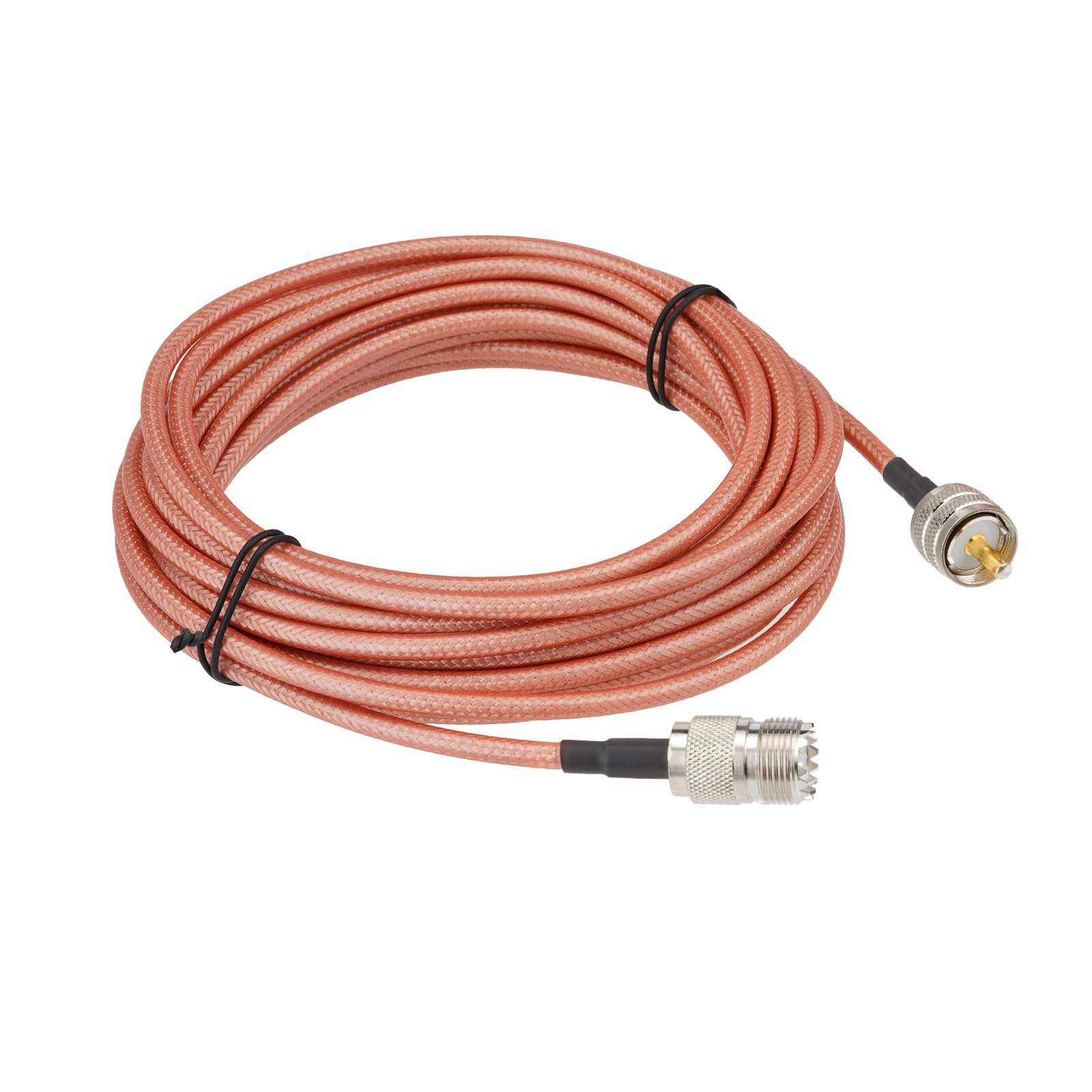 Superbat Câble Coaxial RG400 UHF PL259 Mâle vers SO239 Femelle 6m 50 Ohms