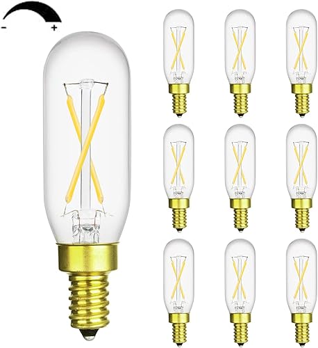Miniatura 1 de T6 T25 Bombilla LED vintage regulable base de latón E12 2 W igual a bombilla Edison de 25 vatios blanco cálido 3000 K 200 lm para candelabro