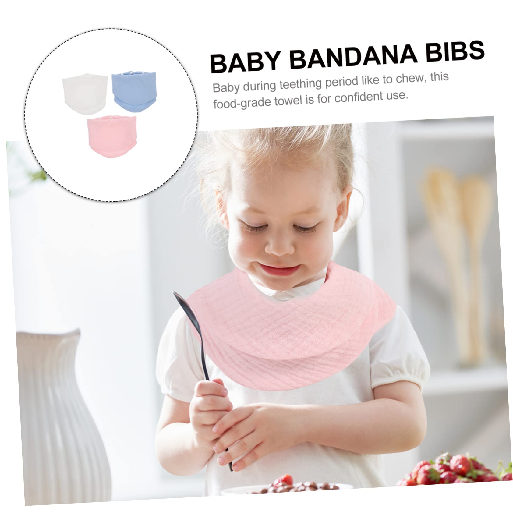 ibasenice 9 Pezzi Asciugamano Triangolare Asciugamano Bavaglini Neonato Portatile Bambino Salviette Per Neonati Bavaglini Sbavanti Bavaglino Neonato Bavaglino Per