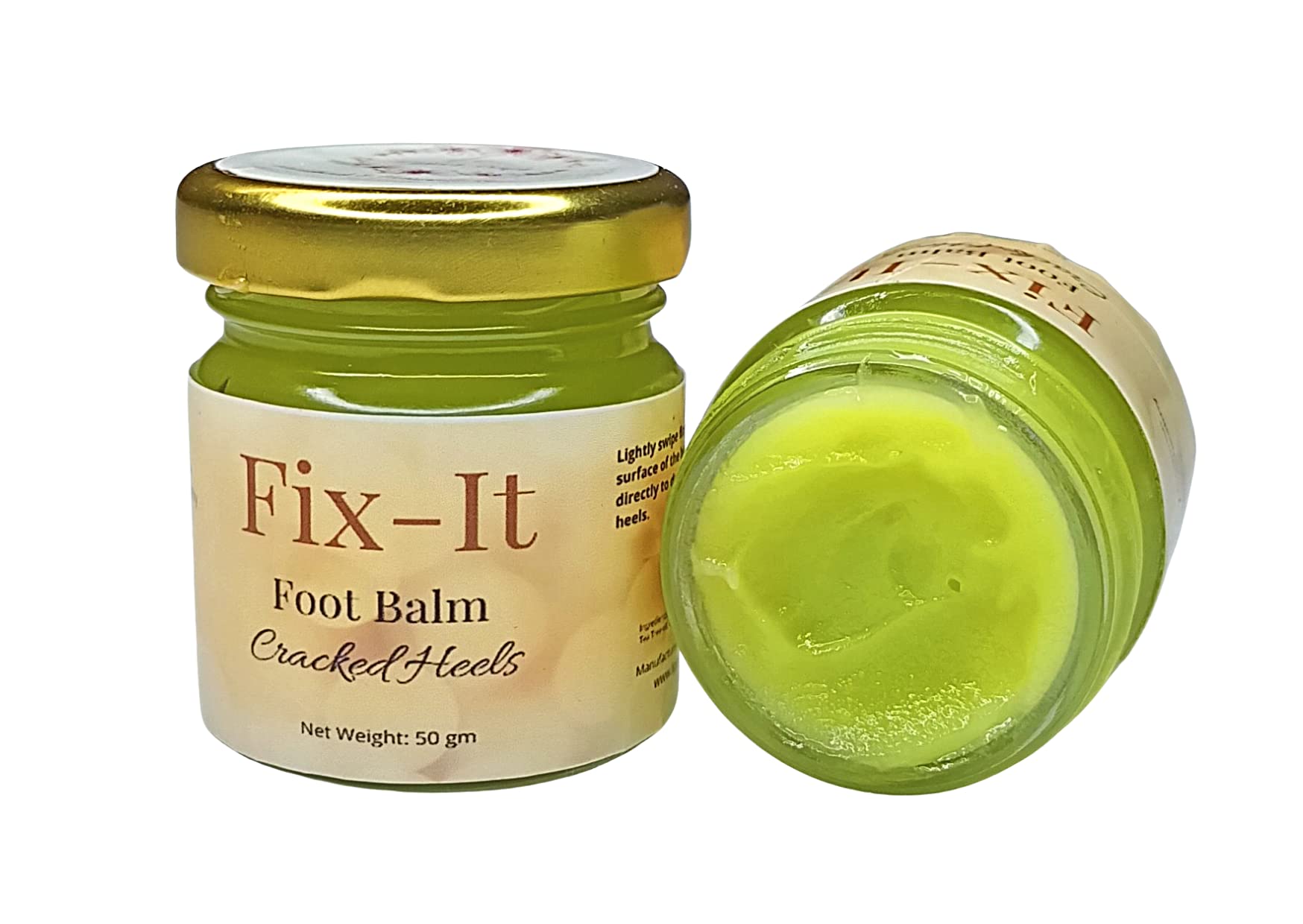 "Lippi's Craft Fix It Foot Balm: Intensive Foot Repair with Tea Tree, Eucalyptus & Peppermint - Nourishing and Moisturizing Foot Care Solution"